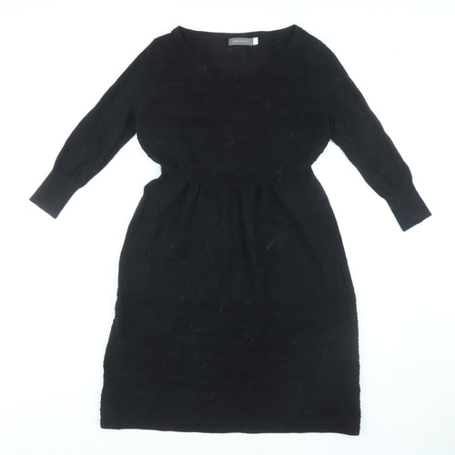 Mint Velvet Women's Black Knit Dress Size 12