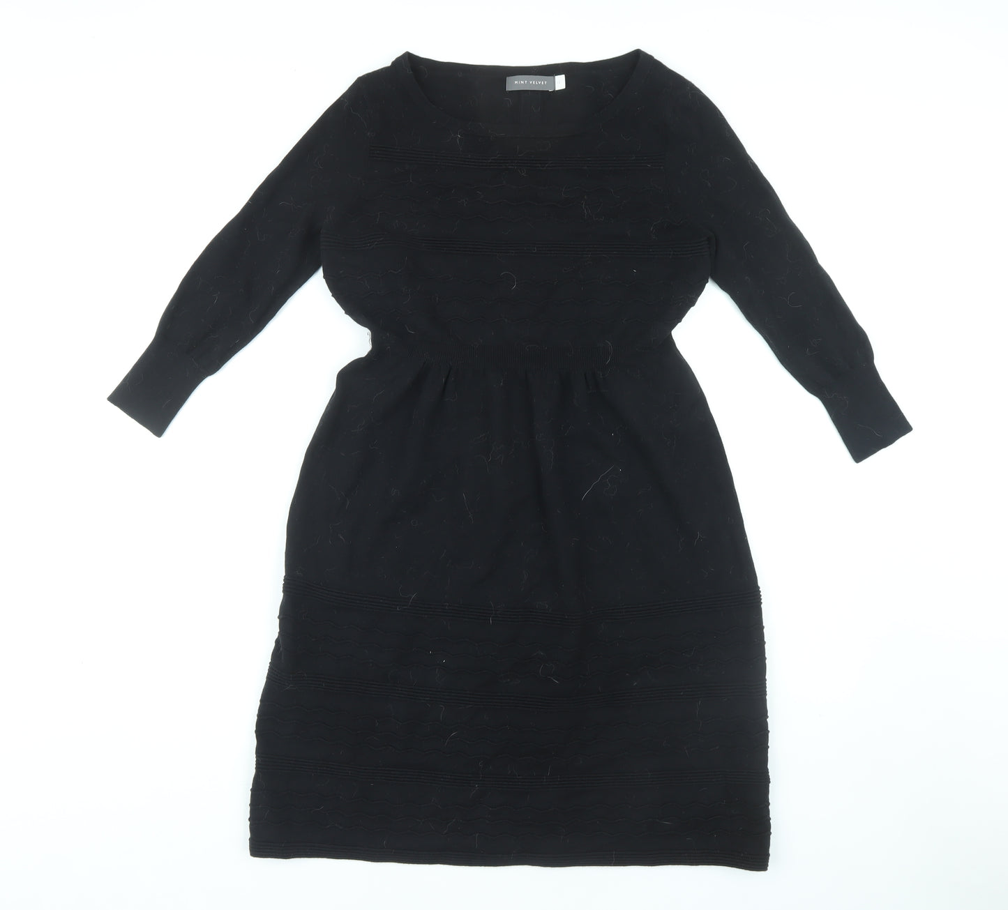 Mint Velvet Women's Black Knit Dress Size 12