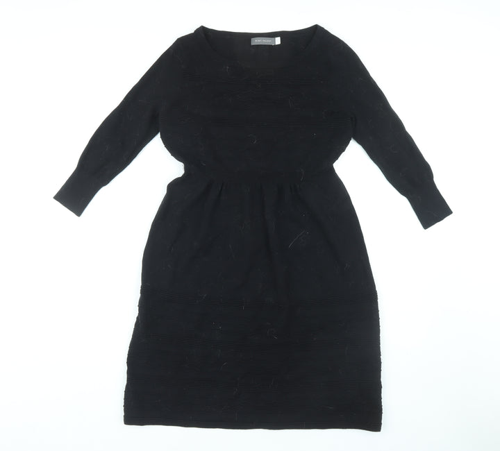 Mint Velvet Women's Black Knit Dress Size 12