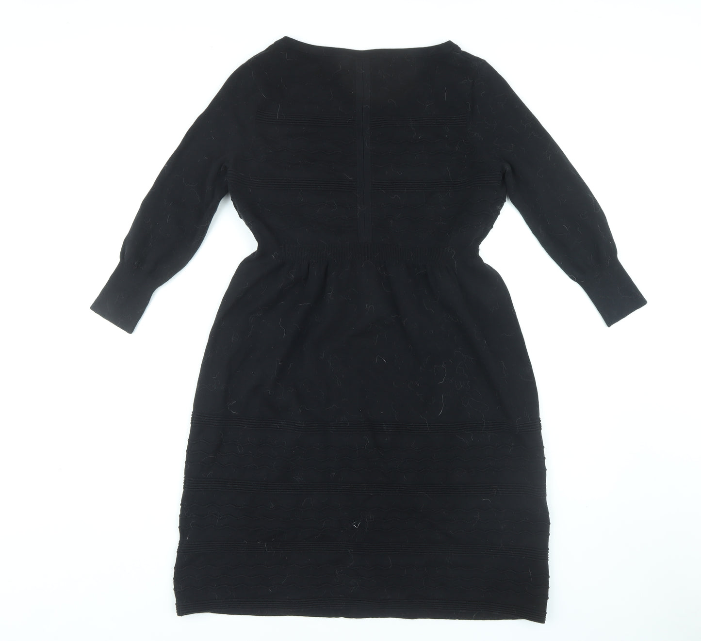 Mint Velvet Women's Black Knit Dress Size 12