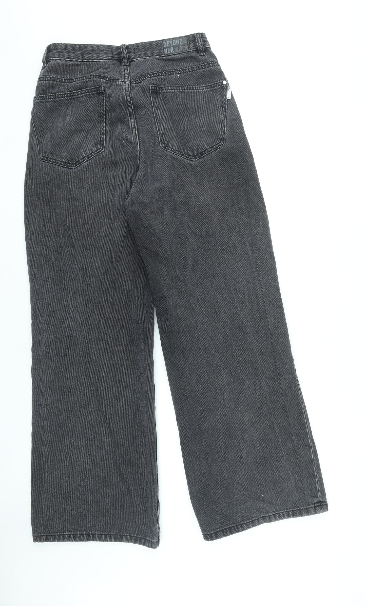 Beyond Her Wide-Leg Women’s Black Jeans, Size S
