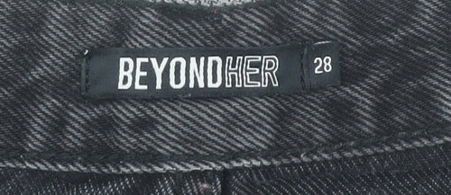 Beyond Her Wide-Leg Women’s Black Jeans, Size S