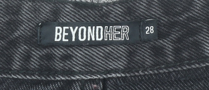 Beyond Her Wide-Leg Women’s Black Jeans, Size S
