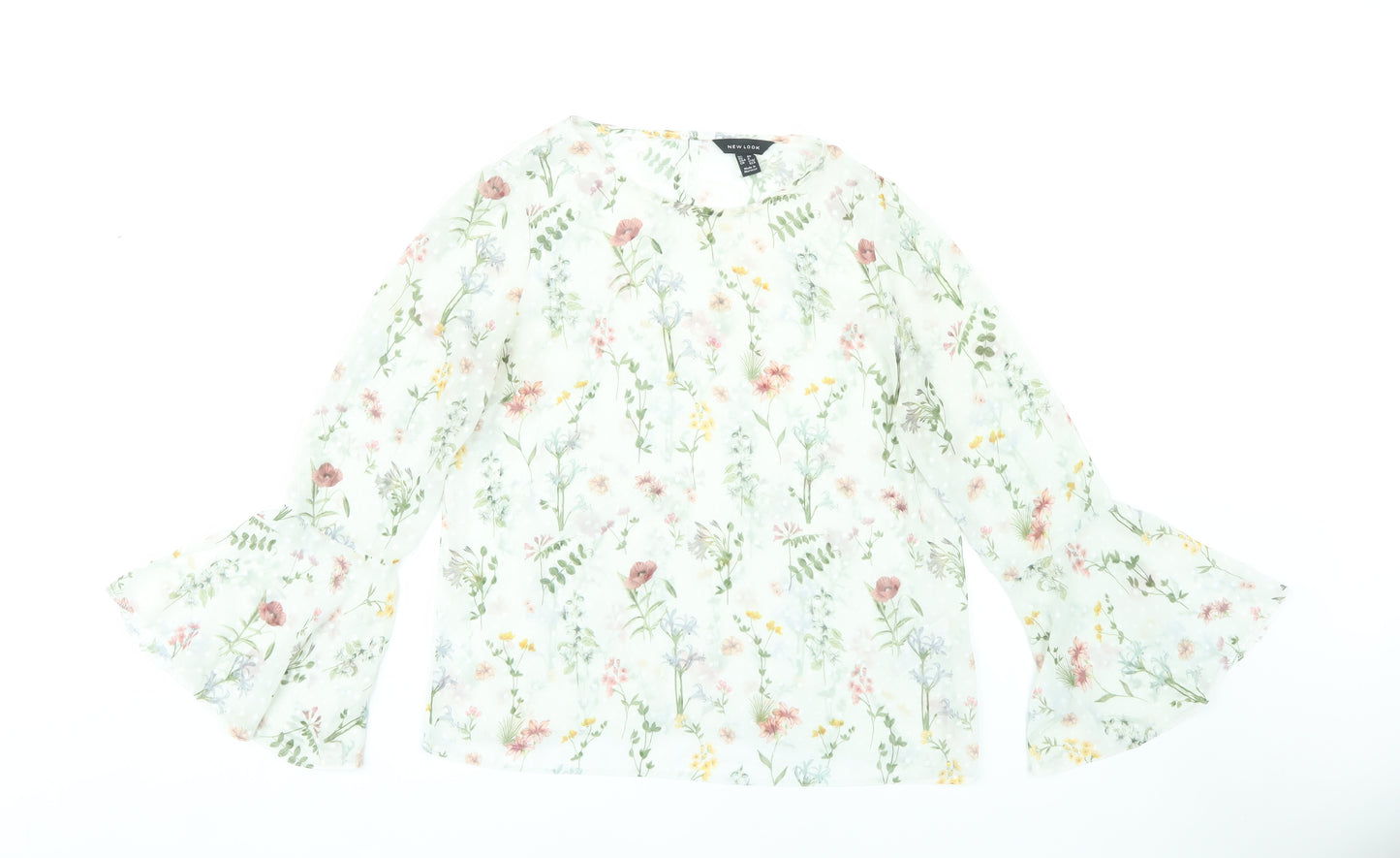 New Look Women Floral Blouse, Size 12, Multicoloured