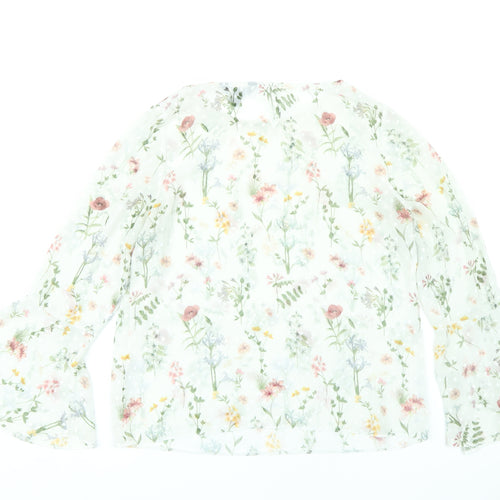 New Look Women Floral Blouse, Size 12, Multicoloured