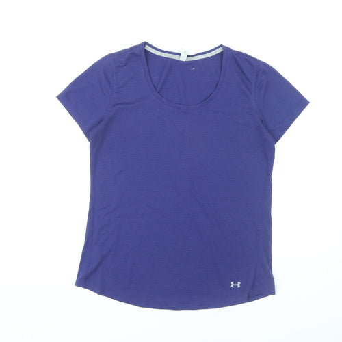 Under Armour Women's Purple T-Shirt M - Gym & Training