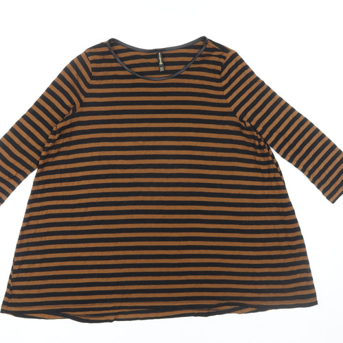 Stradivarius Women's XS Striped Tunic, Multicoloured