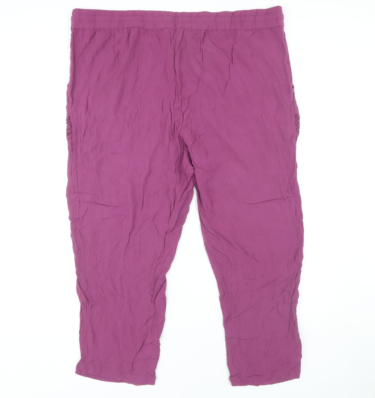 Marks and Spencer Women's Purple Trousers Size 22