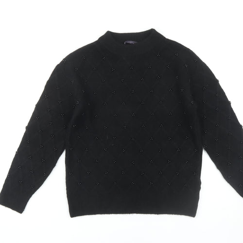 Marks and Spencer Women's Black XS Beaded Jumper