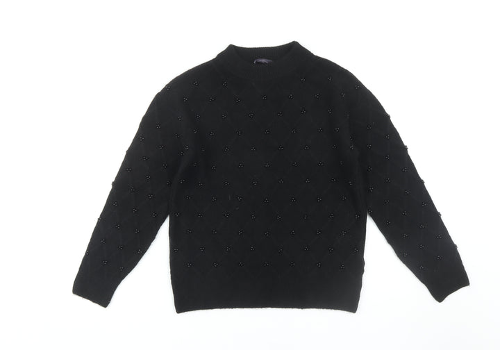 Marks and Spencer Women's Black XS Beaded Jumper