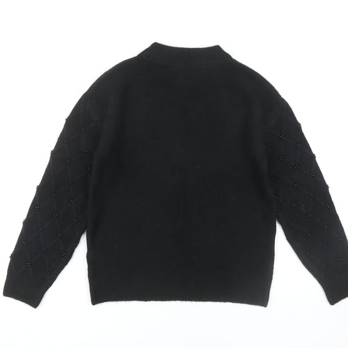 Marks and Spencer Women's Black XS Beaded Jumper