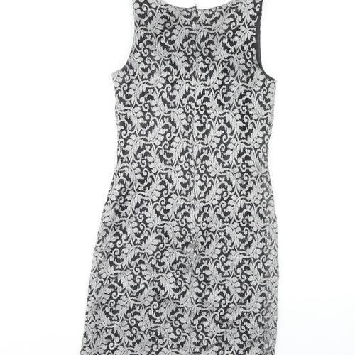 New Look Women’s Black Lace Sleeveless Dress UK 12