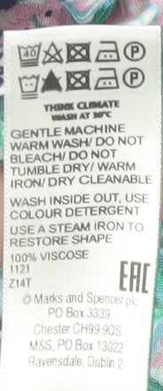 Marks and Spencer Women’s Floral Midi Dress, Size 8