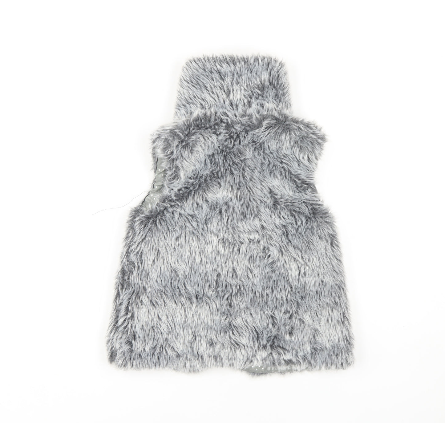 John Lewis Girls Grey Faux Fur Waistcoat 10 Years