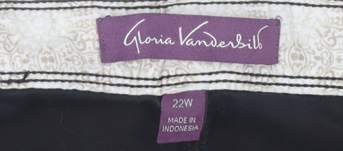 Gloria Vanderbilt Women's Plus Size Black Cargo Shorts
