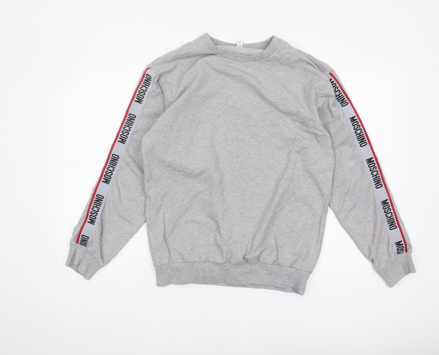 Moschino Grey Logo Sweatshirt Unisex S