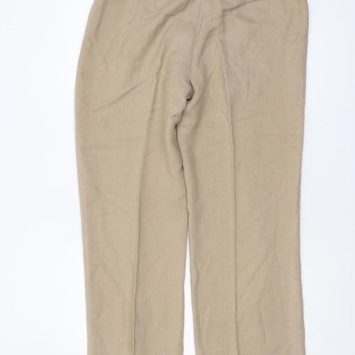 Viyella Women's Beige Straight Trousers Size 12