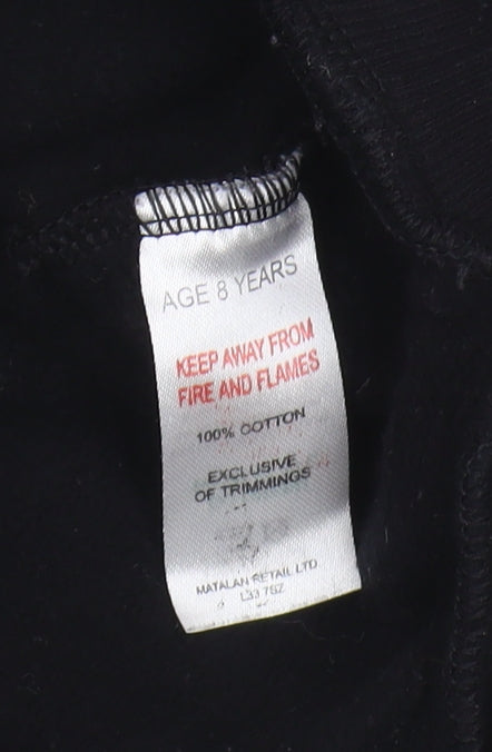 XBOX Boys Black Pullover Sweatshirt 8 Years Crew Neck