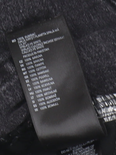 Principles Black Check Women's Skirt Size 10