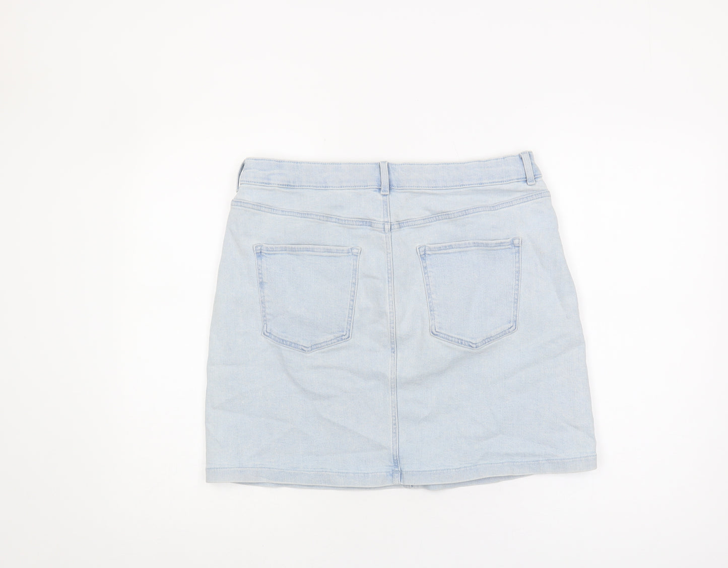 Marks and Spencer Women's Blue Denim Skirt Size 14