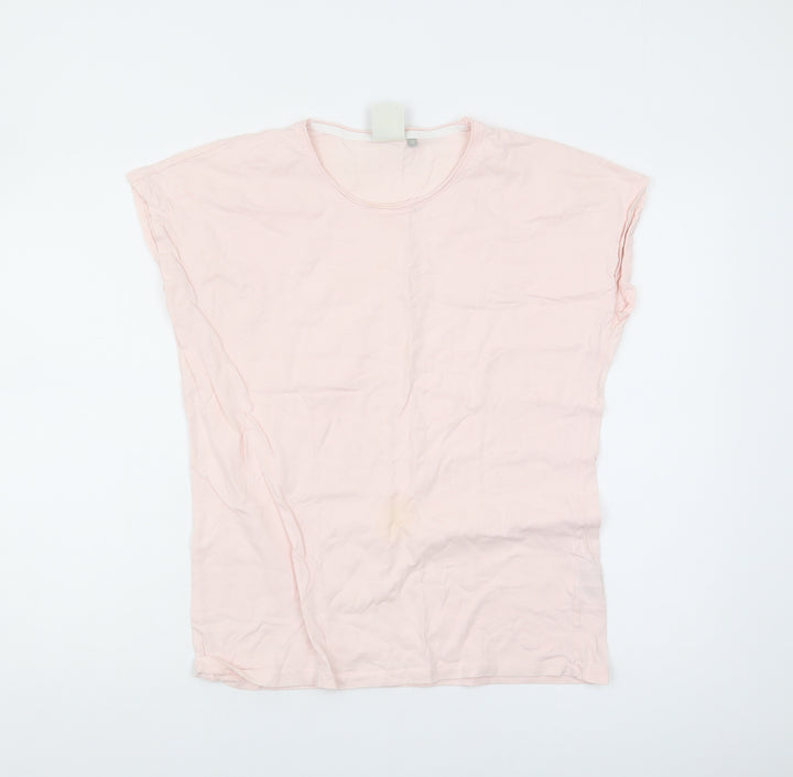 Weird Fish Pink Women's Cotton T-Shirt Size 12