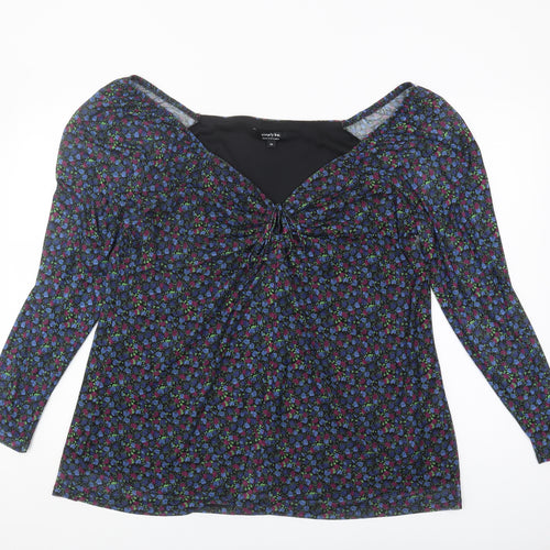 Simply Be Women's Multicoloured Off the Shoulder Top