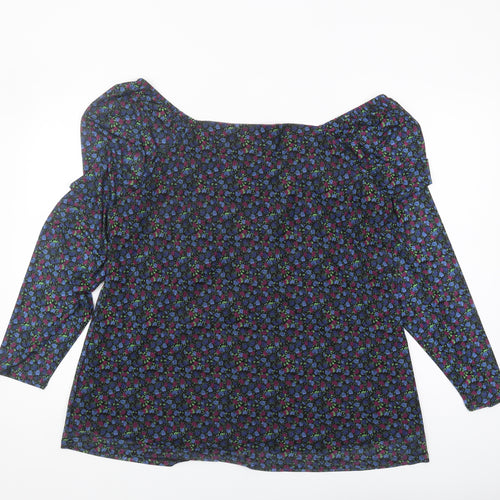 Simply Be Women's Multicoloured Off the Shoulder Top