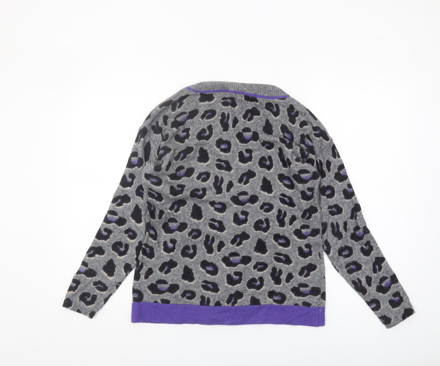 Betty Barclay Women's Grey Animal Jumper Size 10