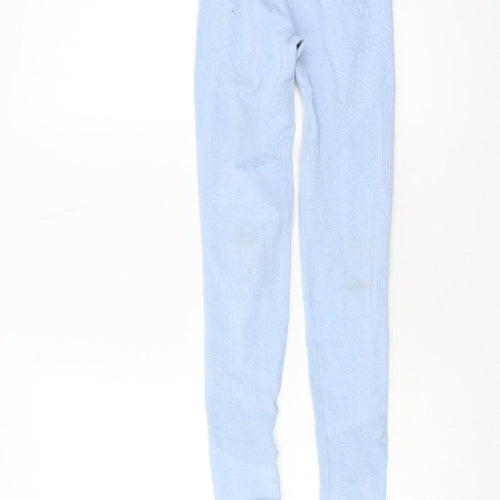 USAPRO Women's Blue Leggings, XS, Slim Fit