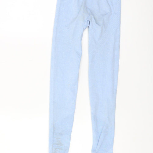 USAPRO Women's Blue Leggings, XS, Slim Fit