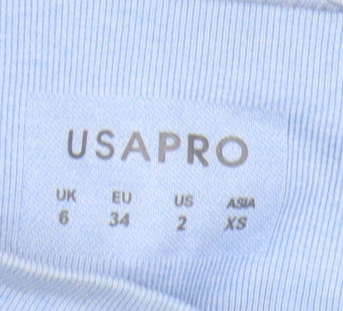 USAPRO Women's Blue Leggings, XS, Slim Fit