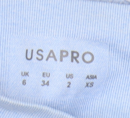 USAPRO Women's Blue Leggings, XS, Slim Fit