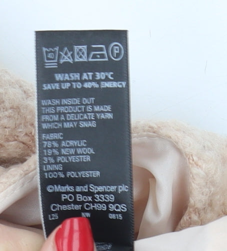 Marks and Spencer Beige Women's Pencil Skirt Size 10