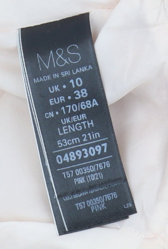 Marks and Spencer Beige Women's Pencil Skirt Size 10