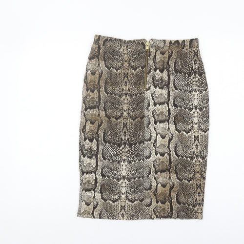 H&M Women's Multicoloured Pencil Skirt, Size 12