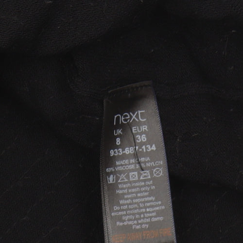 Next Women's Black Sequin Pullover Sweater Size 8