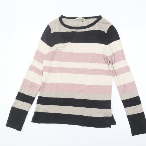 Betty Barclay Women's Multicoloured Striped Pullover Jumper - Size 8
