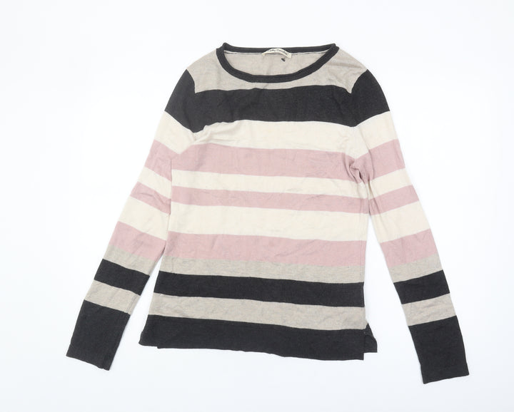 Betty Barclay Women's Multicoloured Striped Pullover Jumper - Size 8