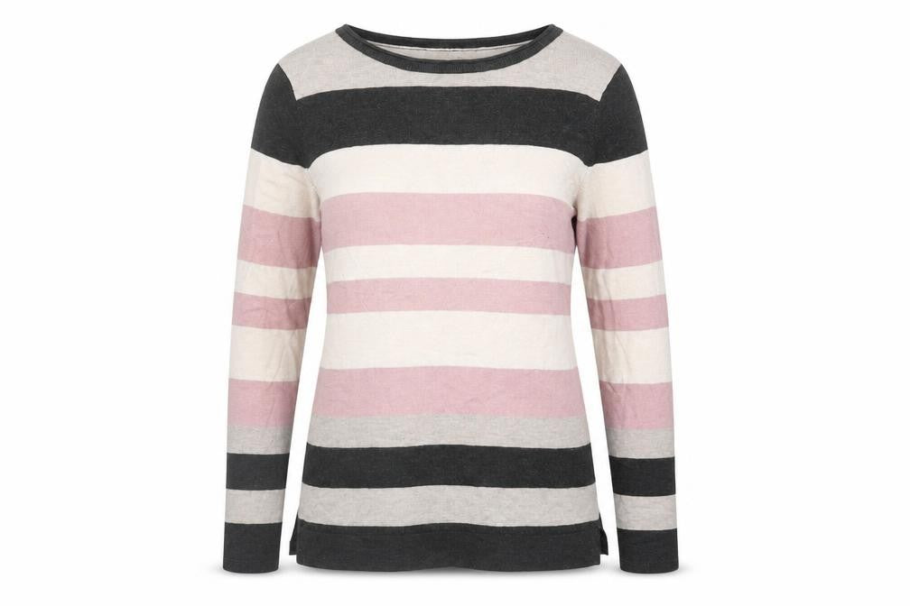 Front view of Betty Barclay Women's Multicoloured Striped jumper -, size 8