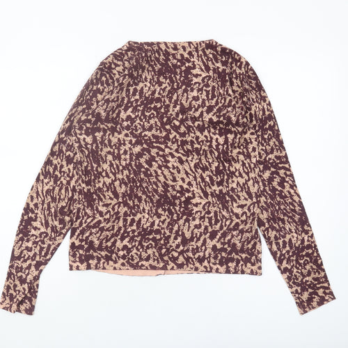Next Women's Multicoloured Animal Print Cardigan Size 8