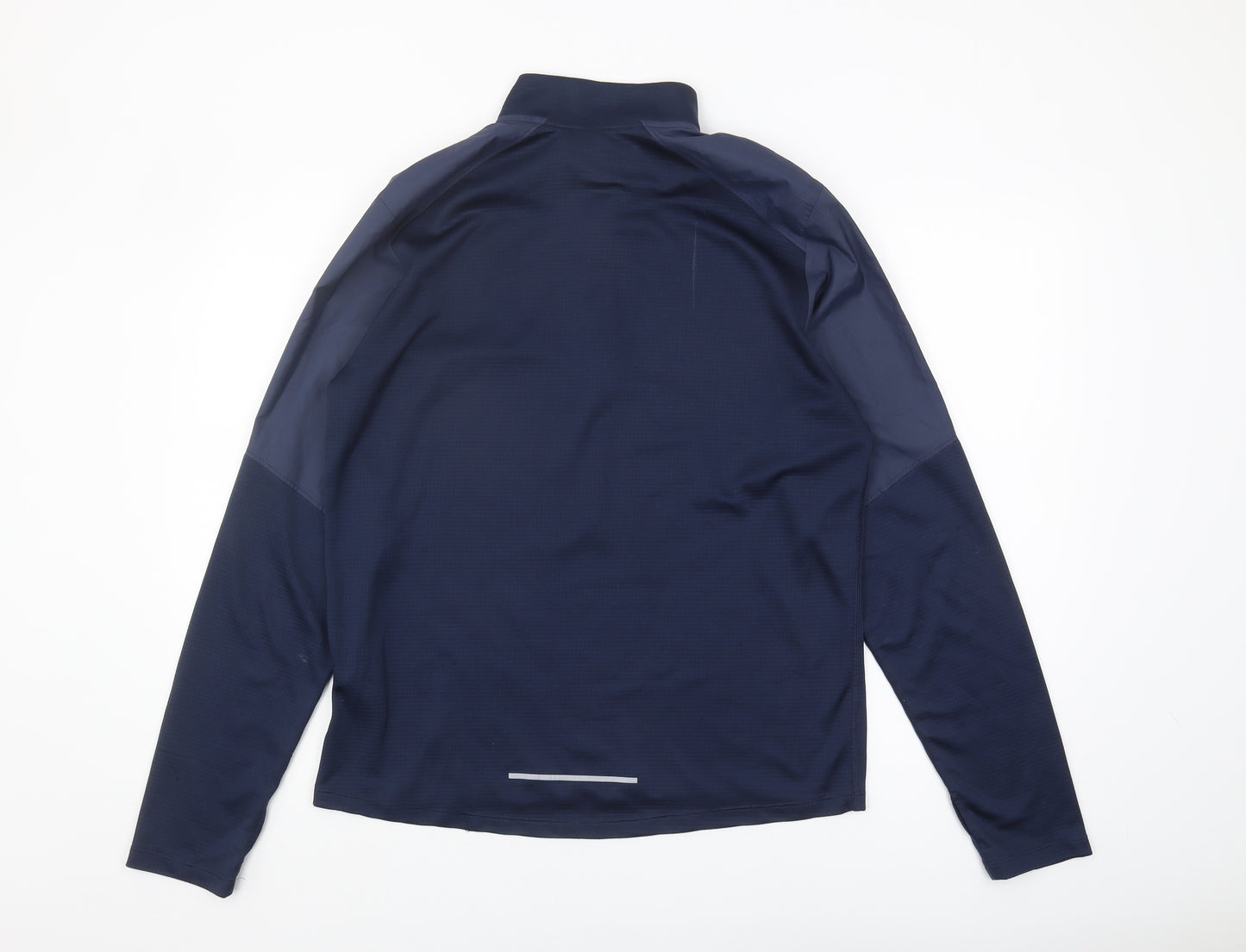 Nike Men’s Blue Running Top M Dri-FIT Zip