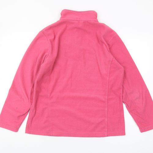 Gelert Women Pink Fleece Pullover Sweatshirt Size 12