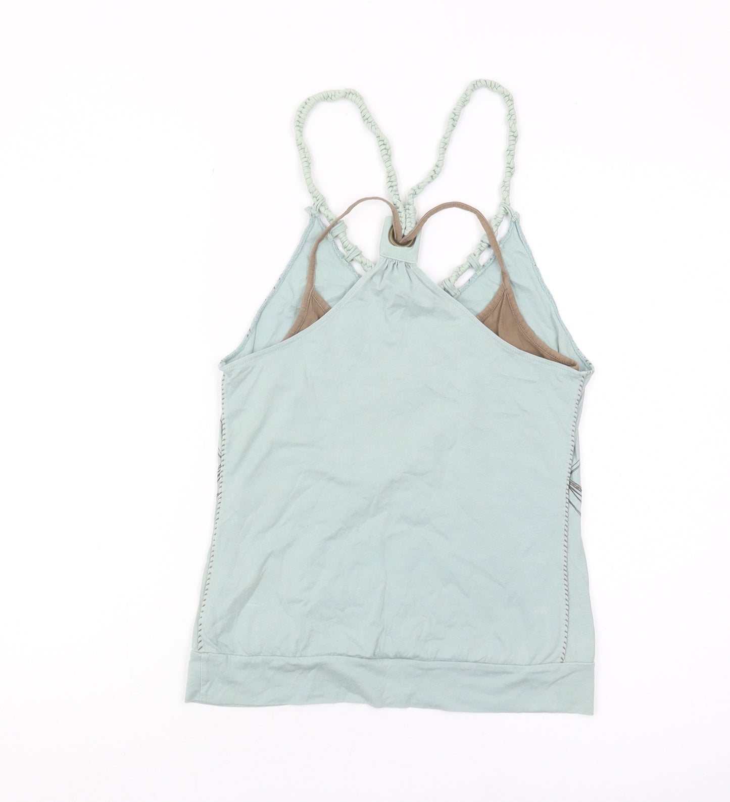 Karen Millen Women's Green Nautical Tank Top Size 8