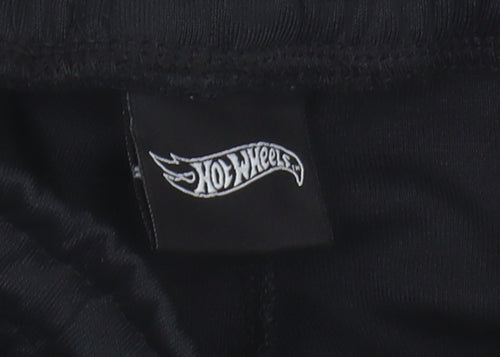 Hot Wheels Boys Cargo Trousers Black 2-3 Years Elastic Waist