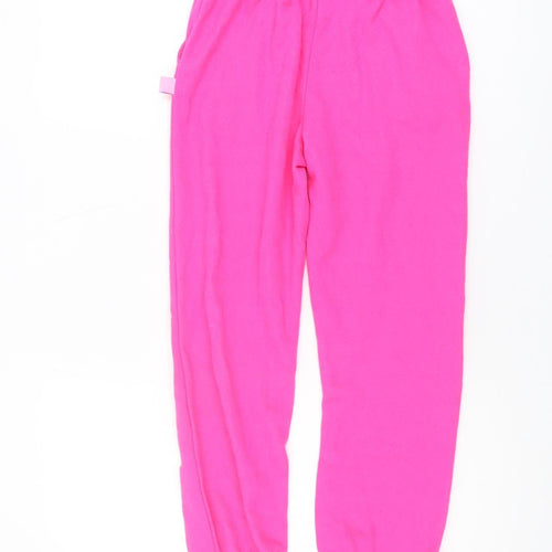 Barbie Girls Pink Joggers 10 Years Cotton Polyester Trousers