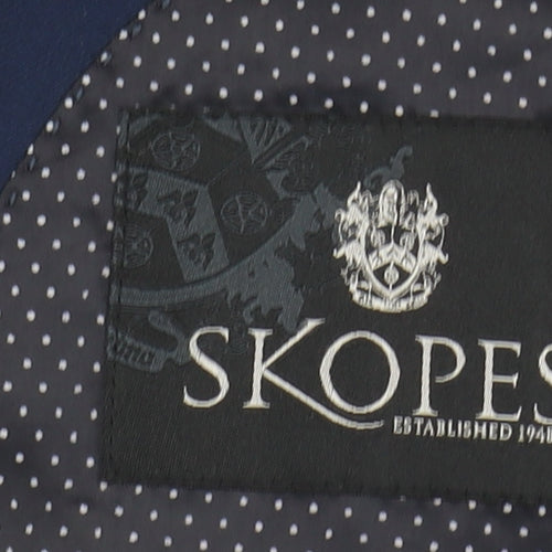Skopes Men's Blue Suit Jacket, Size 34R Formal Notch Lapel