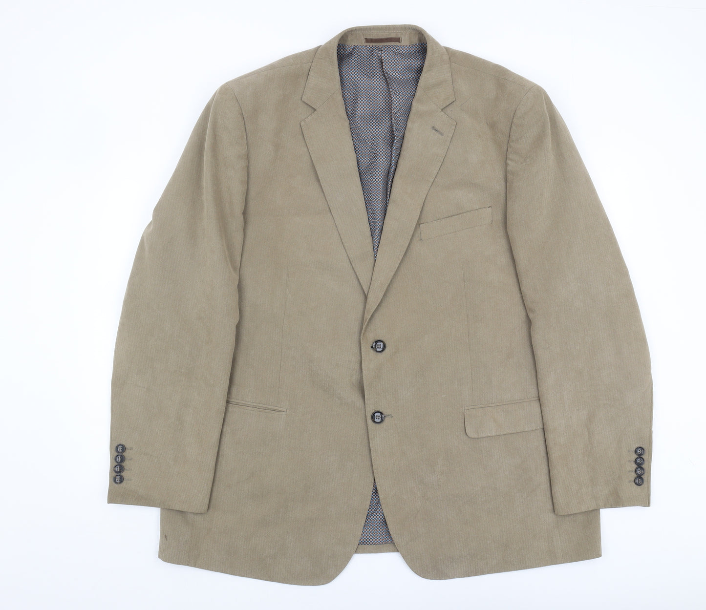 Skopes Men's Beige Corduroy Blazer Jacket 48R