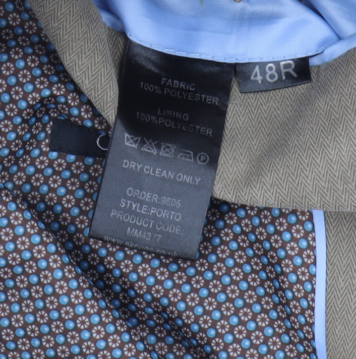 Skopes Men's Beige Corduroy Blazer Jacket 48R