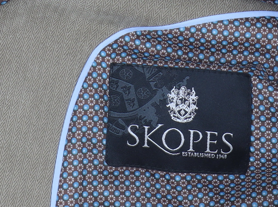 Skopes Men's Beige Corduroy Blazer Jacket 48R