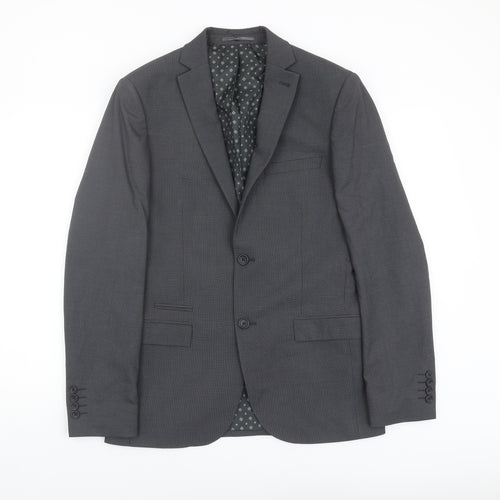 Next Men's Grey Suit Jacket, Size 38 Regular Fit